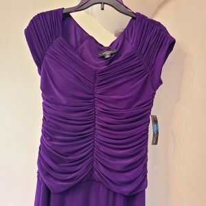 R&M Richards 10P purple dress bridesmaid NWT